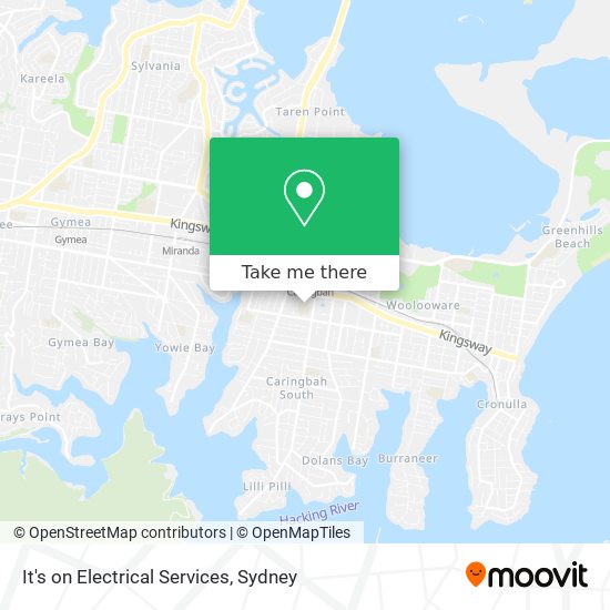 Mapa It's on Electrical Services