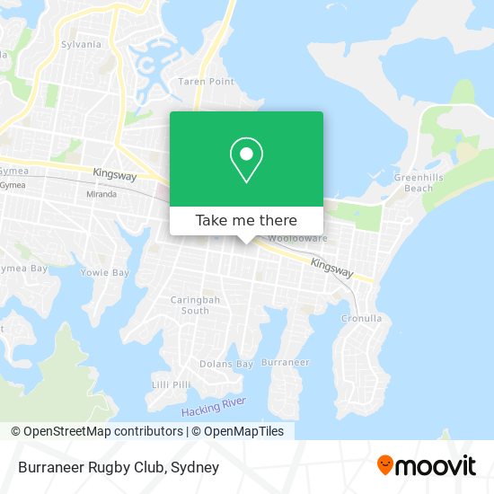 Burraneer Rugby Club map