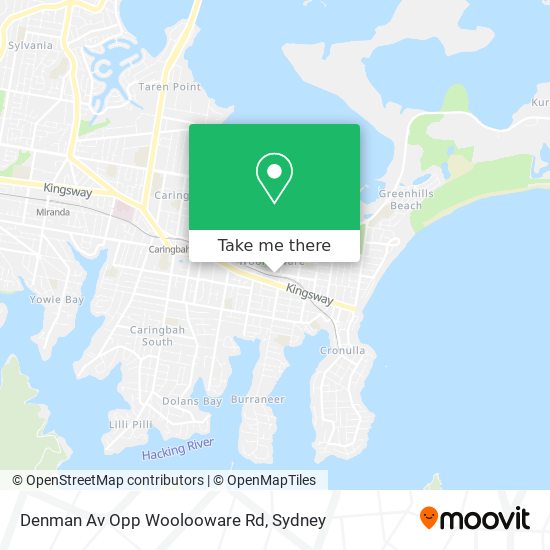 Denman Av Opp Woolooware Rd map