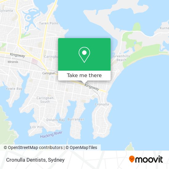 Cronulla Dentists map