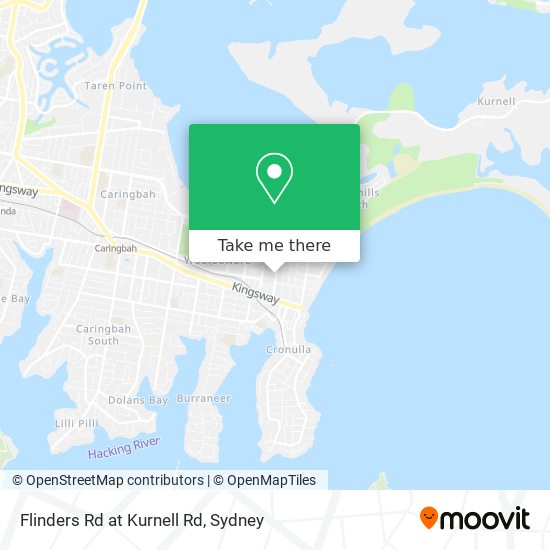 Flinders Rd at Kurnell Rd map