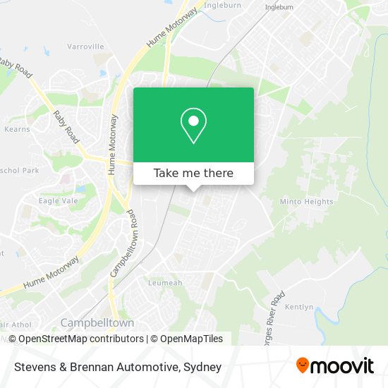 Stevens & Brennan Automotive map