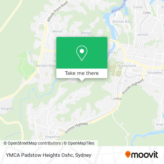 YMCA Padstow Heights Oshc map