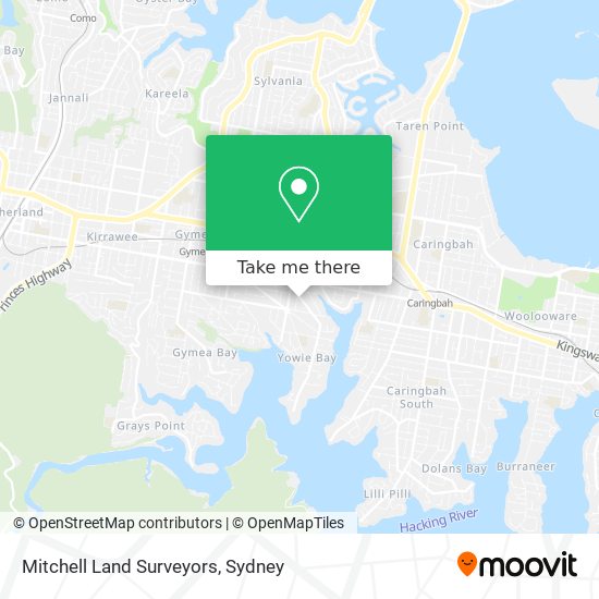 Mitchell Land Surveyors map