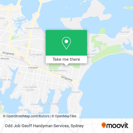 Odd Job Geoff Handyman Services map
