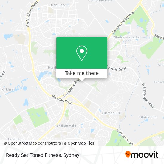 Ready Set Toned Fitness map