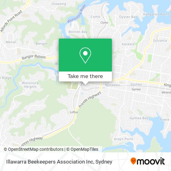 Illawarra Beekeepers Association Inc map