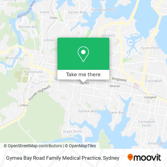 Gymea Bay Road Family Medical Practice map