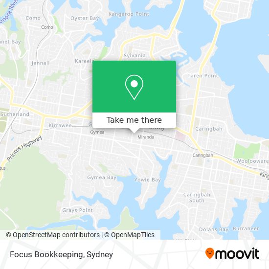 Focus Bookkeeping map