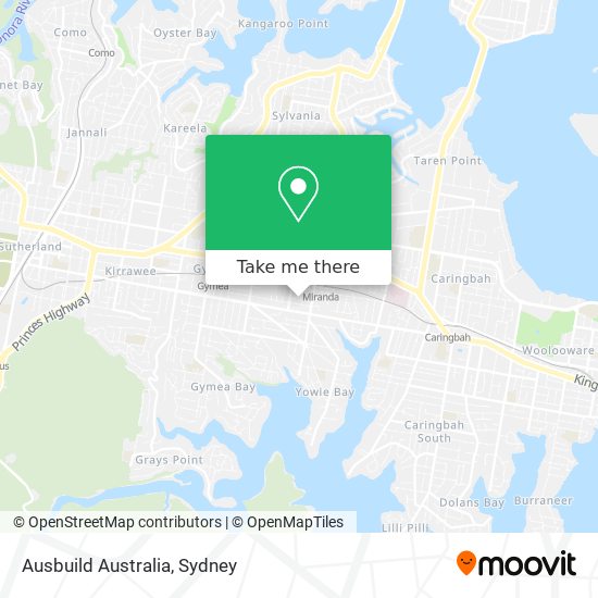 Ausbuild Australia map