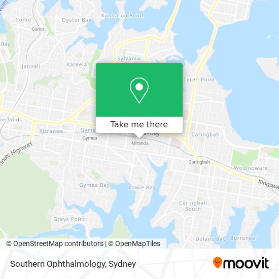 Southern Ophthalmology map