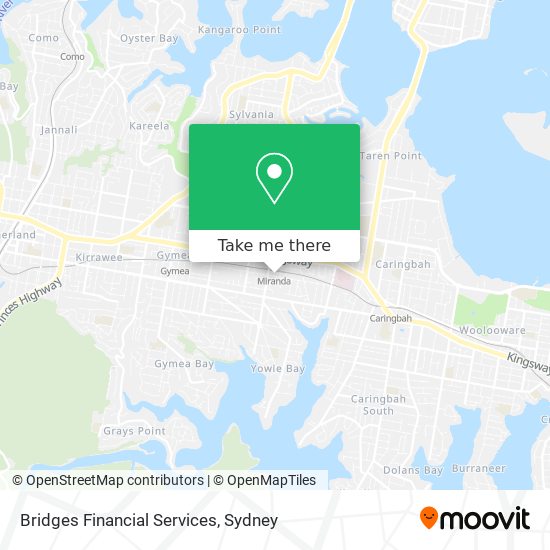 Bridges Financial Services map