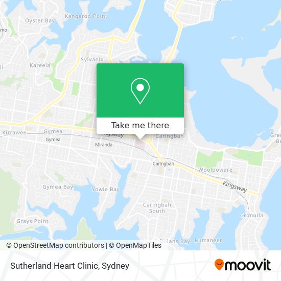 Sutherland Heart Clinic map