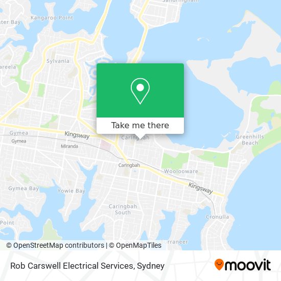 Rob Carswell Electrical Services map