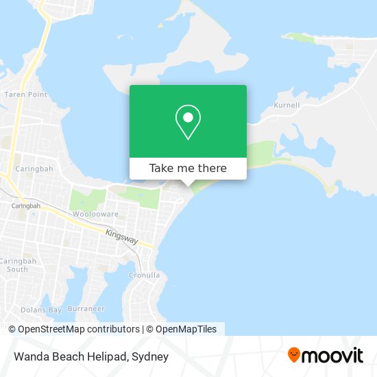 Mapa Wanda Beach Helipad