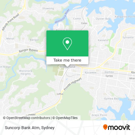 Suncorp Bank Atm map