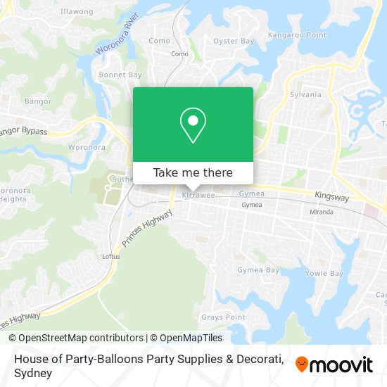House of Party-Balloons Party Supplies & Decorati map