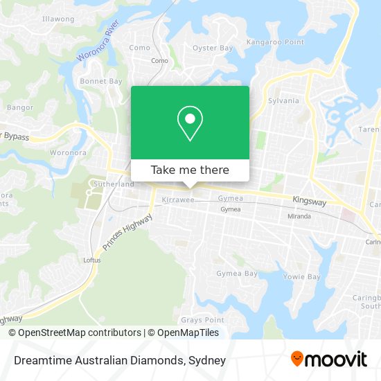 Mapa Dreamtime Australian Diamonds