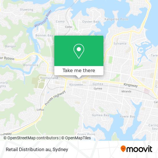 Mapa Retail Distribution au