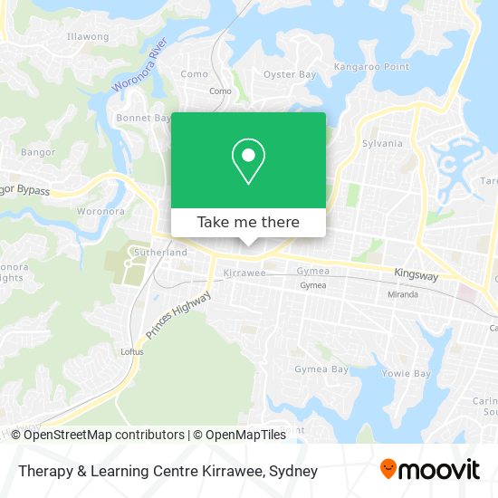 Therapy & Learning Centre Kirrawee map