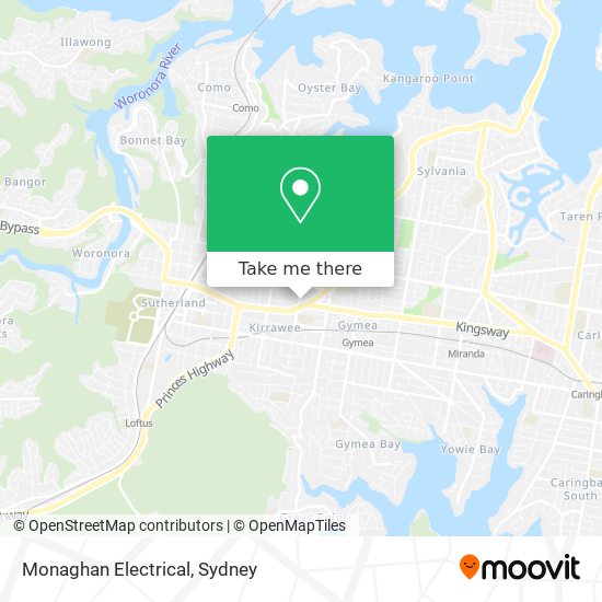 Monaghan Electrical map