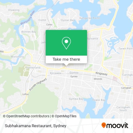 Subhakamana Restaurant map