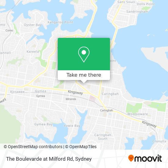 The Boulevarde at Milford Rd map