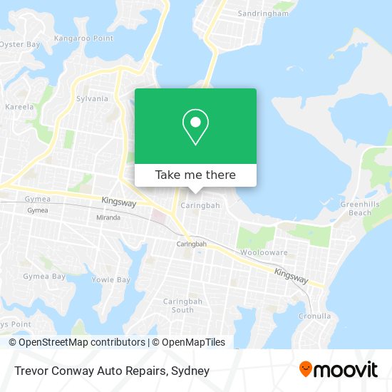 Trevor Conway Auto Repairs map