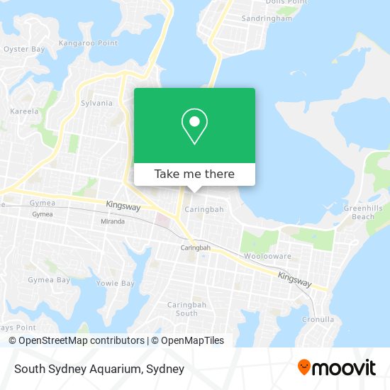South Sydney Aquarium map