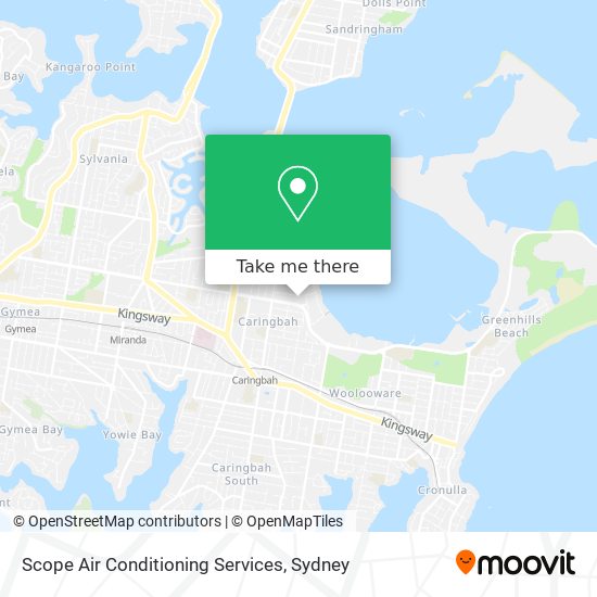 Scope Air Conditioning Services map