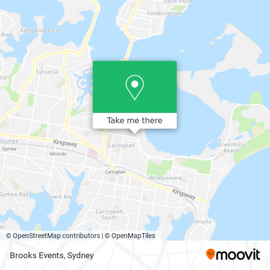 Brooks Events map