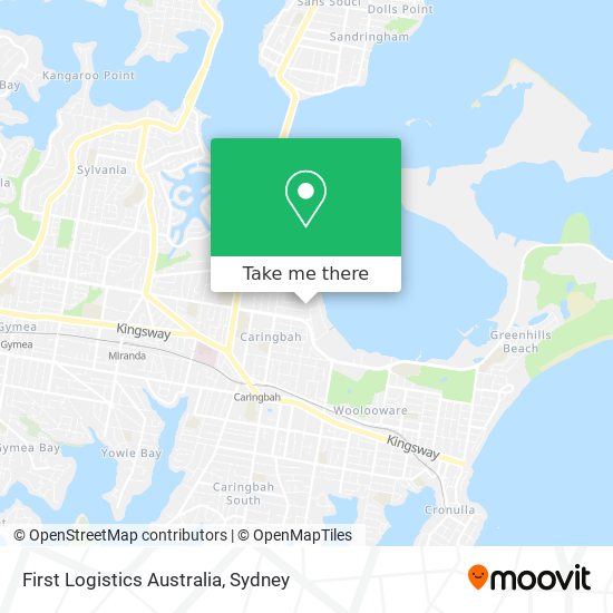 First Logistics Australia map