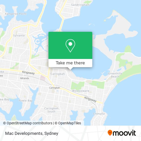 Mac Developments map