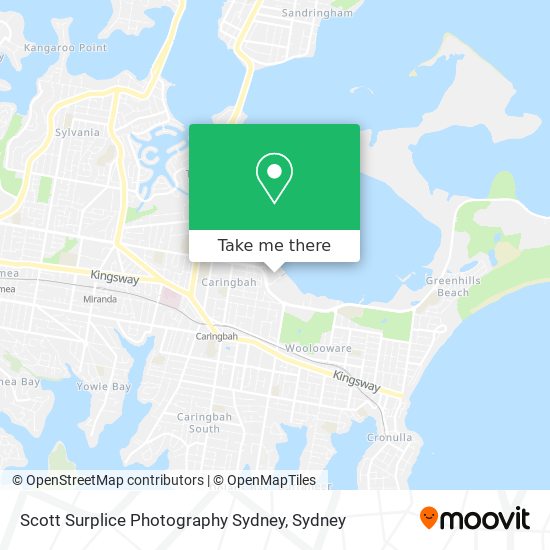 Scott Surplice Photography Sydney map