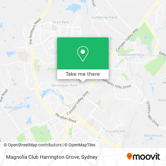 Magnolia Club Harrington Grove map