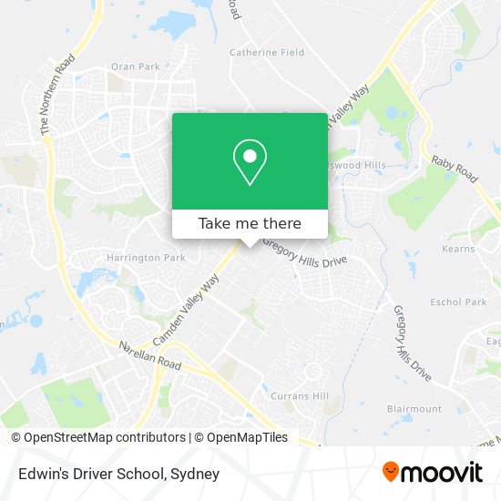 Edwin's Driver School map