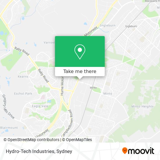 Hydro-Tech Industries map