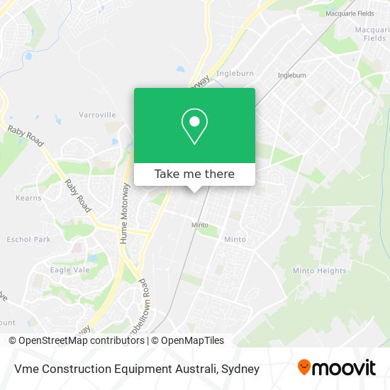 Vme Construction Equipment Australi map