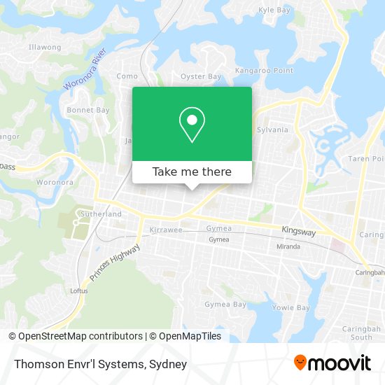 Thomson Envr'l Systems map