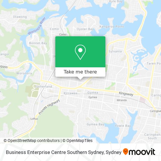 Mapa Business Enterprise Centre Southern Sydney