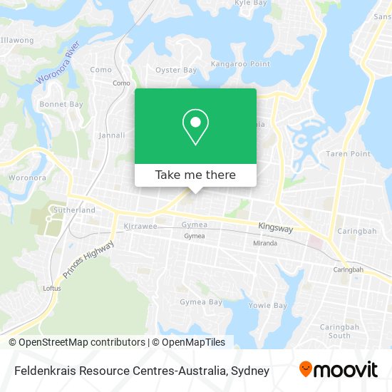 Feldenkrais Resource Centres-Australia map