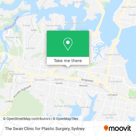 The Swan Clinic for Plastic Surgery map