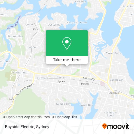 Bayside Electric map