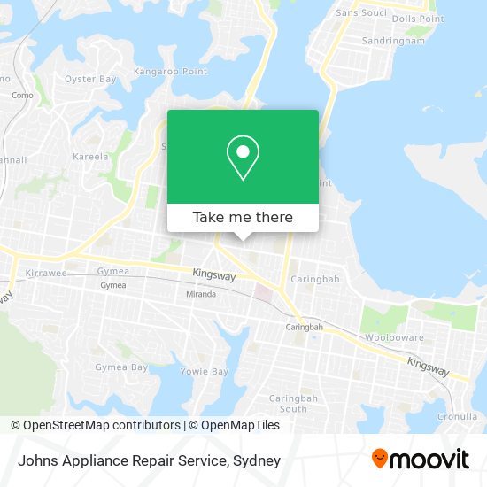 Johns Appliance Repair Service map