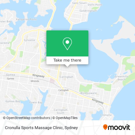 Cronulla Sports Massage Clinic map