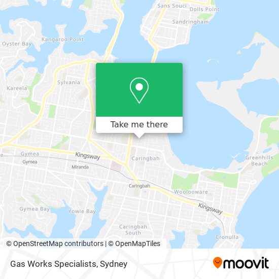 Gas Works Specialists map