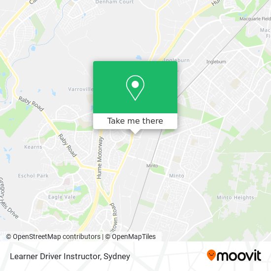Mapa Learner Driver Instructor