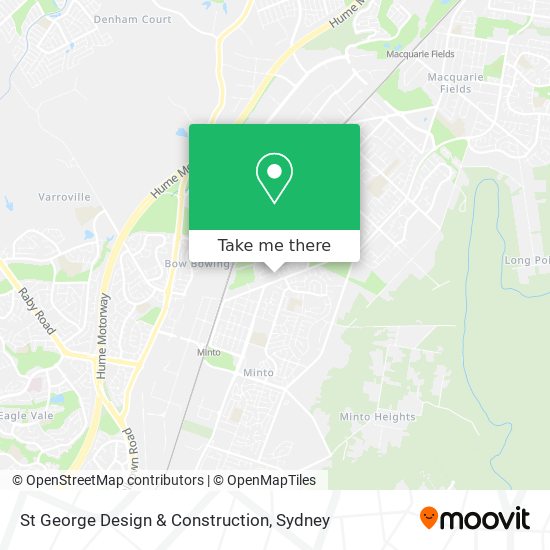 Mapa St George Design & Construction