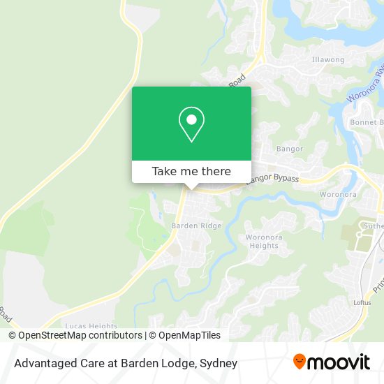 Advantaged Care at Barden Lodge map