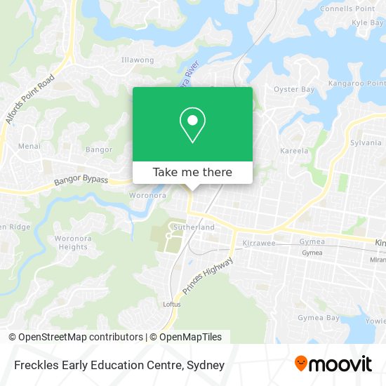 Mapa Freckles Early Education Centre